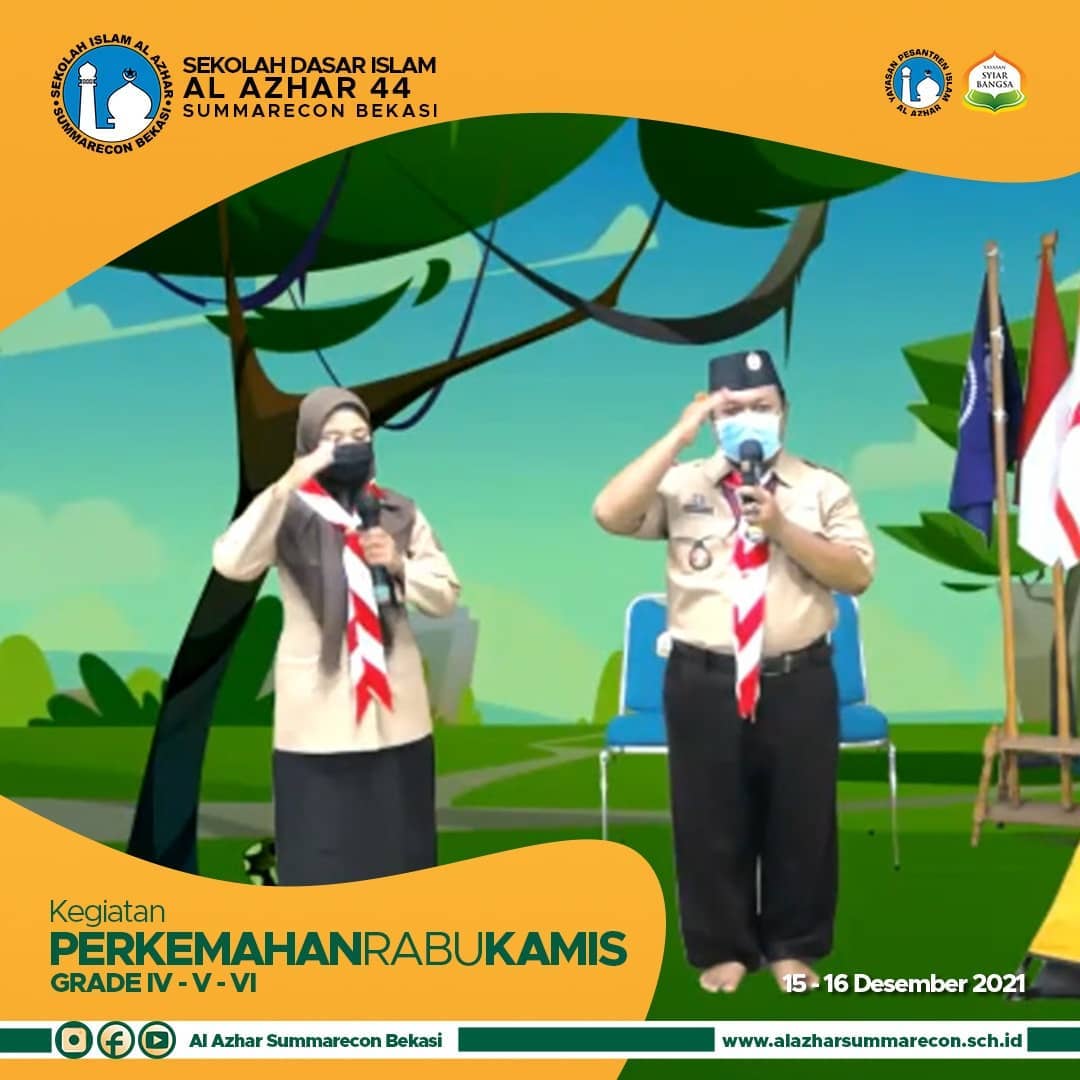 PERBUKA (Perkemahan Rabu Kamis) Grade IV - V - VI SD Islam Al Azhar 44 Summarecon Bekasi.